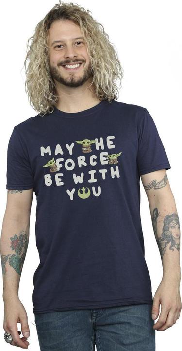 Produktbild Star Wars The Mandalorian Grogu May The Force Be With You TShirt (L)