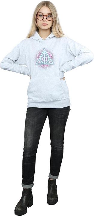 Produktbild Neon Deathly Hallows Kapuzenpullover (M)