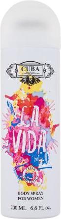 Fragluxe CUBA ORIGINAL Cuba La Vida For Women DEO spray 200ml (Spray, 200 ml)
