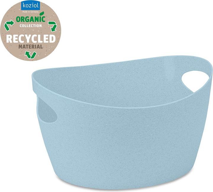 Actual product image Koziol Bottichelli storage basket 1.5 l blue 12.0 x 18.8 x 13.0 cm (1 x)