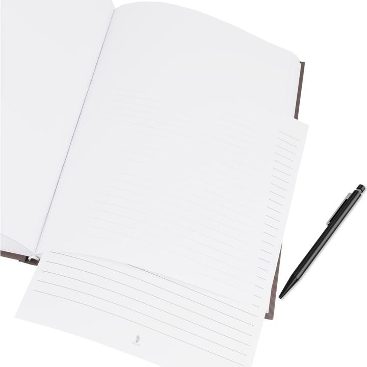 Actual product image Rössler Notebook A4 96 sheets taupe (A4, Plain)