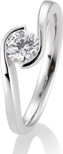 Produktbild Breuning Ring Schwung 0,40-0,60 ct. (55, 750/18 K Gold)