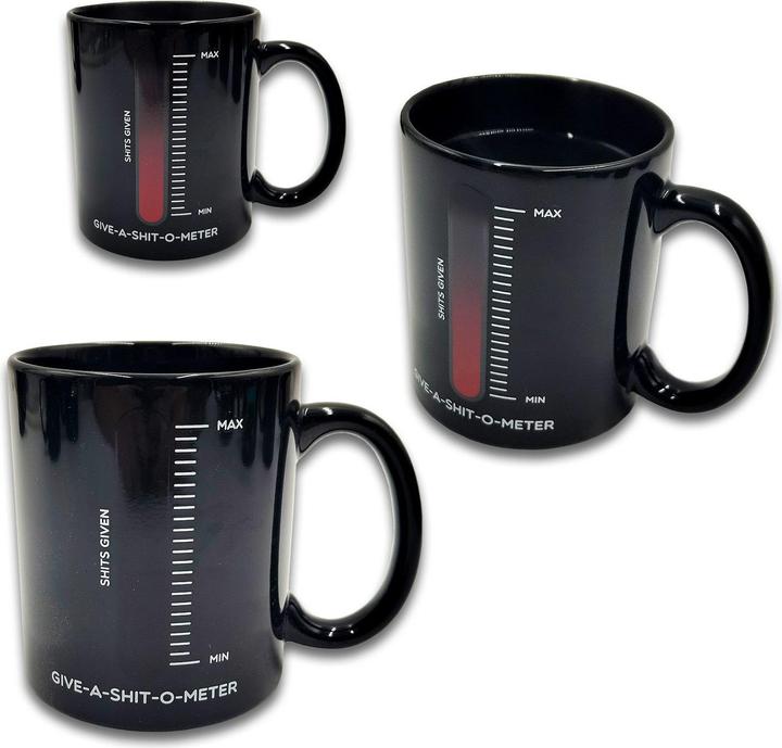 Produktbild Mad Monkey Tasse Give a Shit mit Farbwechsel durch Wärme (300 ml, 1 x)