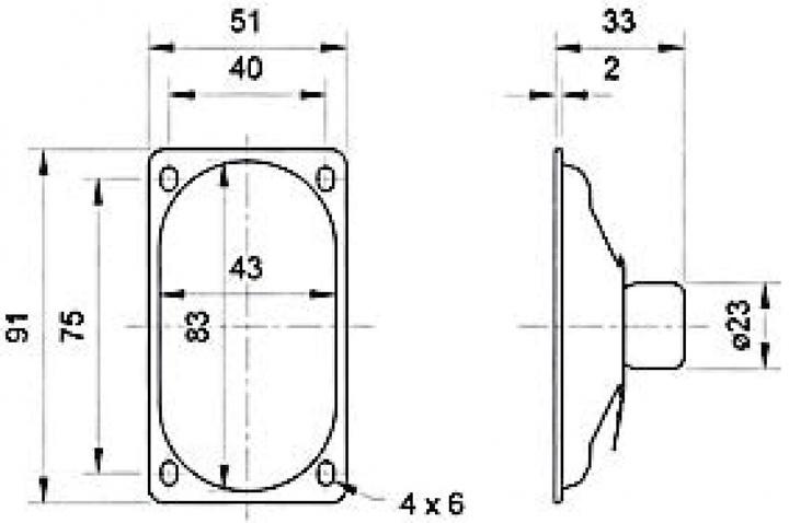 Immagine prodotto Visaton Tweeter HiFi a cupola SC 5,8 Ohm
