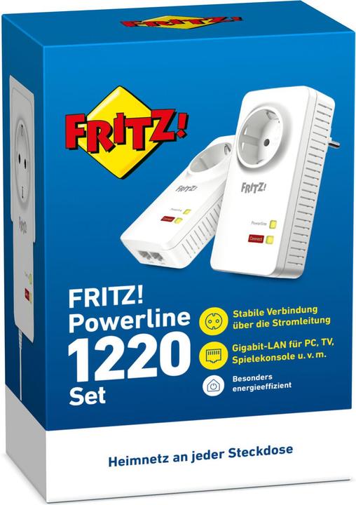 Produktbild AVM FRITZ!Powerline 1220 Set (1200 Mbit/s)