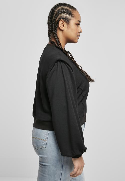 Image du produit Urban Classics Ladies Padded Shoulder Modal Terry Crewneck (4XL)