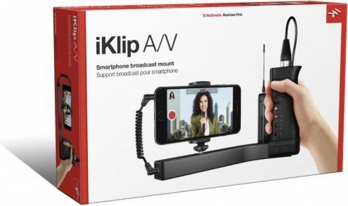 Image du produit IK Multimedia Support pour trépied de téléphone portable IP-IKLIP (Trépied Support de smartphone)