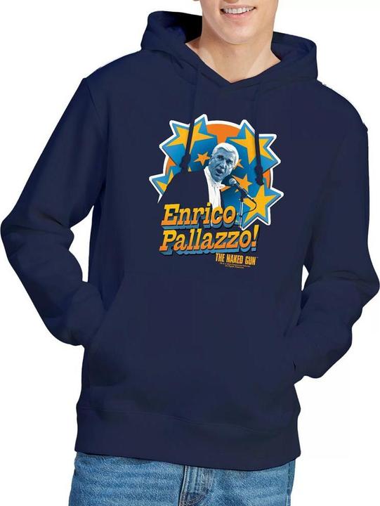 Immagine prodotto The Naked Gun It's Enrico Pallazzo Felpa con Cappuccio Uomo (XXL)