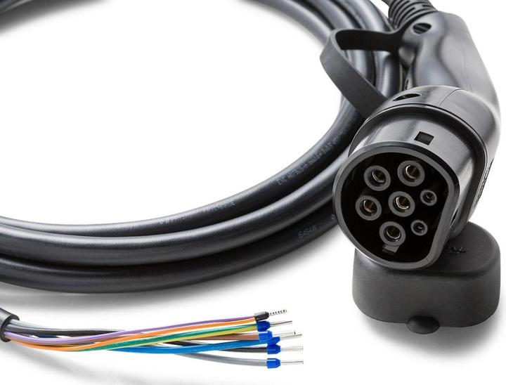 Actual product image Ratio Electric Replacement charging cable E-line type 2 (Hard wired, 11 kW, 16 A, 15 m)