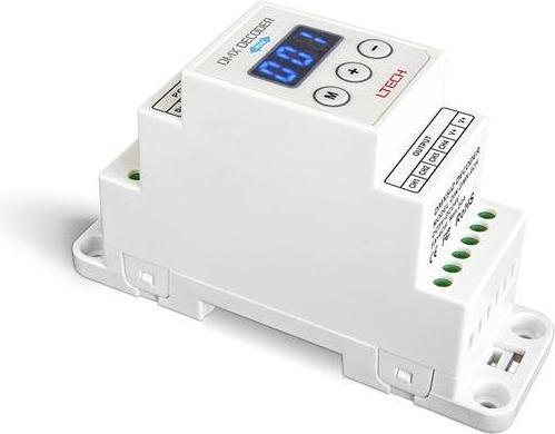 Produktbild Ltech 4-Kanal Led-Dimmer F?R Hutschiene - Dmx
