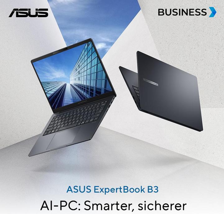 Produktbild ASUS ExpertBook B3 (14", Intel Core Ultra 5 125H, 2.15 GB, 68.72 GB, DE)