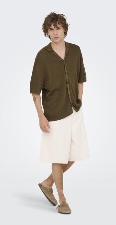 Produktbild Only & Sons ONSTHIAGO Gestricktes Polo-Hemd Polo (XL)