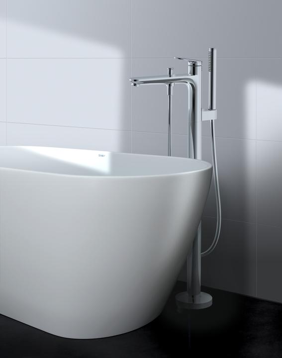 Produktbild Duravit Wave Einhebel-Wannenmischer bodenstehend