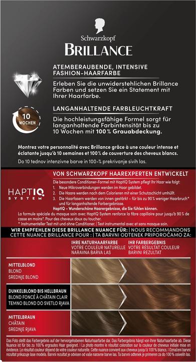 Produktbild Schwarzkopf Brillance Intensiv-Color-Creme (864 Rehbraun)