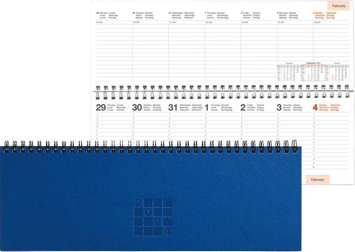 Produktbild Simplex Pultkalender Septant 2025, Papierformat: 11.5 x 30.5 cm (11.5 x 30.5 cm, Deutsch)