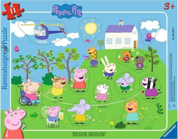 Produktbild Ravensburger Seilspringen mit Peppa Wutz (11 Teile)