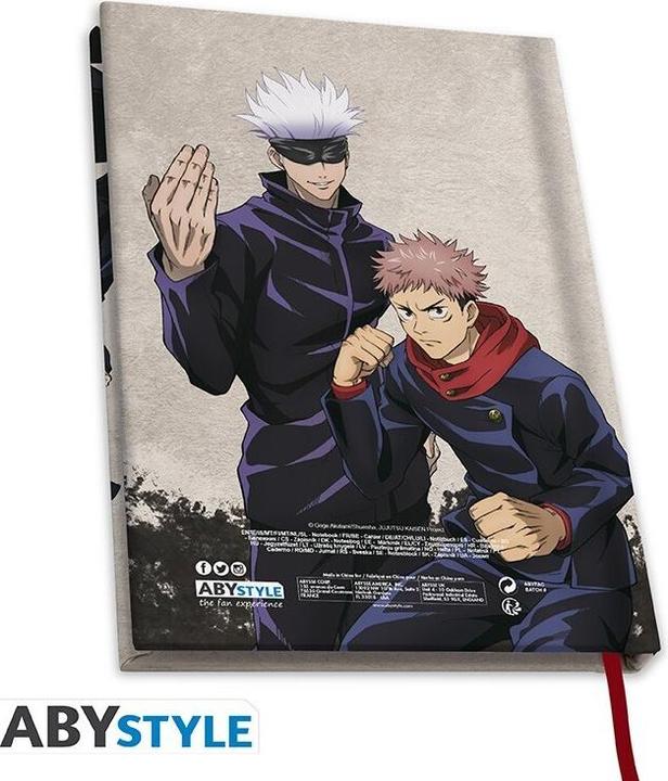 Produktbild ABYstyle JUJUTSU KAISEN - A5 Notebook Tokyo vs Kyoto X4 (A5)