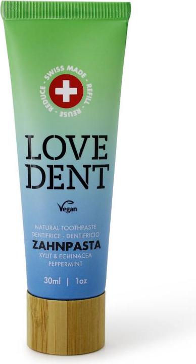 Produktbild ReUseMe LOVE DENT Zahnpasta ohne Fluoride mit Echinacea & Xylit (30 ml)