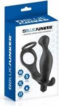 Blue Junker Cockring et stimulateur de prostate vibrant