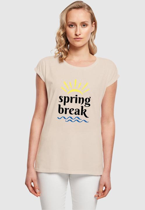 Actual product image Merchcode Ladies Spring break - Extended Shoulder Tee - 114169 (M)