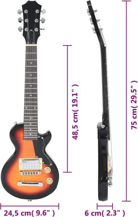 Image du produit VidaXL Lyov (Guitare électrique, Matériau à base de bois, Bouleau massif, Panneau composite)