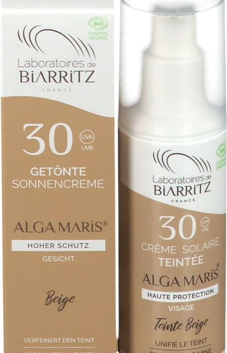 Produktbild Laboratoires de Biarritz Alga Maris Beige (Sonnencreme Gesicht, SPF 30, 50 ml, 85 g)