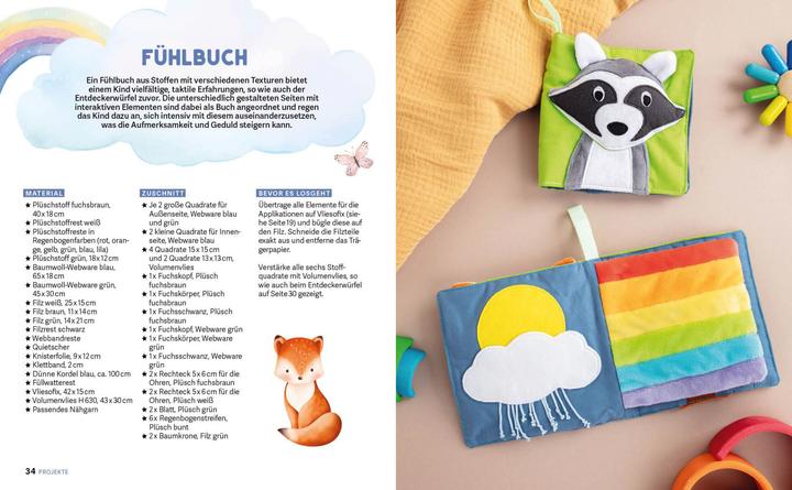 Produktbild Das Montessori-Nähbuch - Spielerisch wachsen und Selbständigkeit fördern (Deutsch)