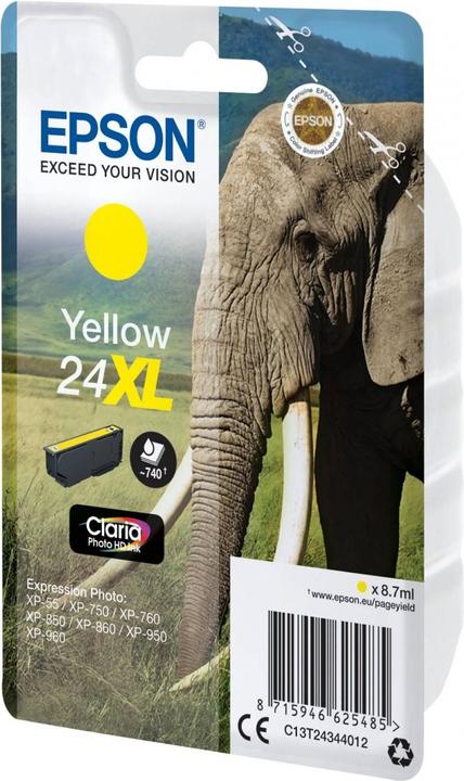 Produktbild Epson 24XL Claria Photo HD (Y)