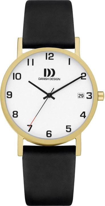 Danish Design Dänisches Design Rhein NMBRs Satin Gold Date Medium IQ81Q199 (Analoguhr)