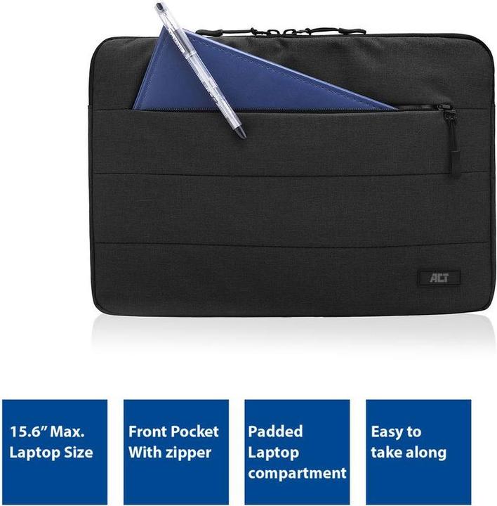 Immagine prodotto City Laptop Sleeve 15.6", nero (15.60", Universale)