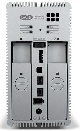 Produktbild LaCie 2big Quadra, 2TB, USB/FireWire/eSATA, RAID (2 TB)