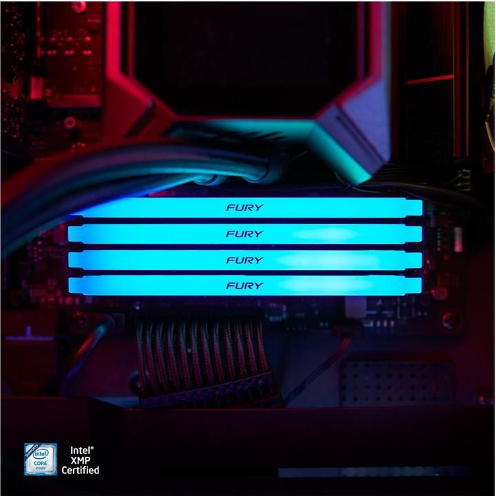 Produktbild Kingston Fury Beast RGB (2 x 32GB, 1600 MHz, DDR4-RAM, DIMM)