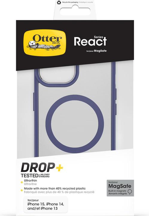 Produktbild OtterBox React mit MagSafe (Apple iPhone 16e, Apple iPhone 13, Apple iPhone 14, Apple iPhone 15)