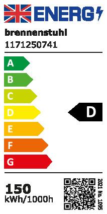 Energie-Label Brennenstuhl LED Strahler JARO 20060 17500lm, 150W, IP65 (17500 lm)