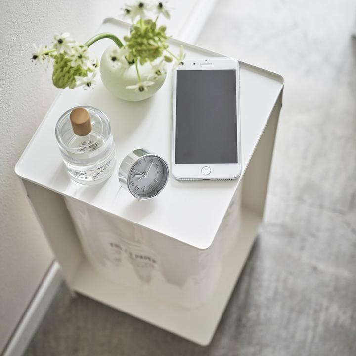 Actual product image Yamazaki Toilet roll storage with rolls TOWER