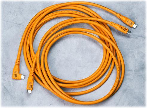 Actual product image Tether Tools TetherPro USB-C Optima 10G rechts orange 1,8m (1.80 m, USB 3.2 Gen 2)
