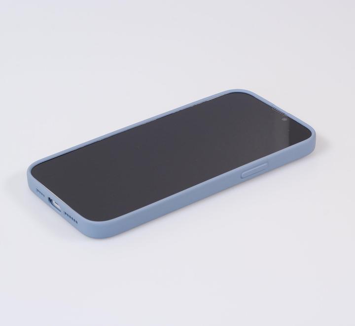 Produktbild PhoneLook Hülle Soft-Shell silikon cover mit MagSafe und Kameraschutz grau (Apple iPhone 15 Plus)
