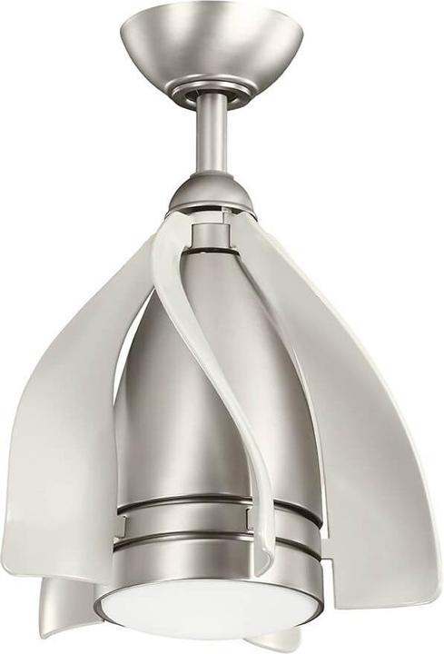 Immagine prodotto Elstead Lighting Ventilatore da soffitto Terna silent con luce LED Ø38cm + telecomando champagne (36 dB)