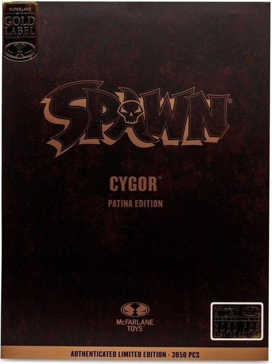 Produktbild McFarlane Spawn Megafig Actionfigur Cygor Patina Edition (Gold Label) 30 cm
