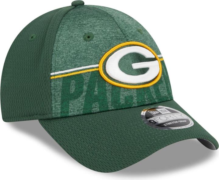 Actual product image New Era 9Forty Stretch Training 2023 Green Bay Packers