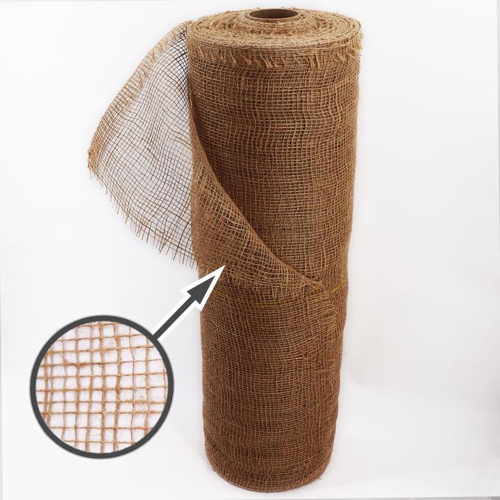 Produktbild Aquagart 55m x 1m Jutegewebe 105g/m² Jutematte Gartenjute Jute Stoff Sackleinen Juteband