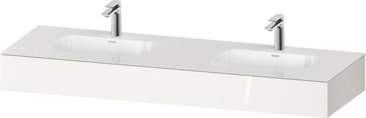 Duravit Qatego built-in washbasin with console, 1600x550x170mm, double washbasin
