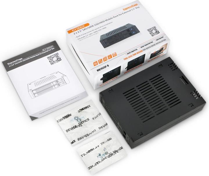 Produktbild Icy Dock We-Ra. IcyDock SAS/SATA HDD&SSD