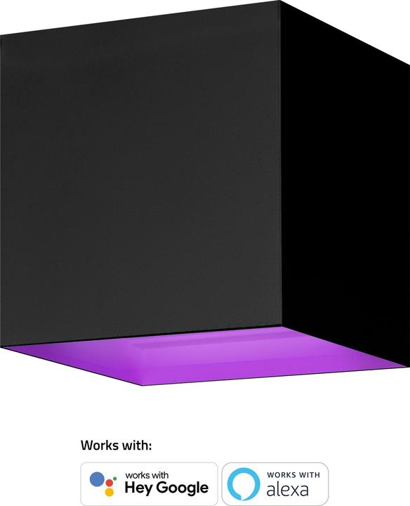 Actual product image Hombli Smart Outdoor Wall Light V2, Black (600 lm, IP54)