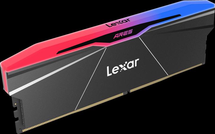 Image du produit Lexar Kit Barrettes mémoire 32Go (2x16Go) DIMM DDR5 Ares RGB 6000MHz (Noir) (2 x 16GB, 6000 MHz, RAM DDR5, U-DIMM)