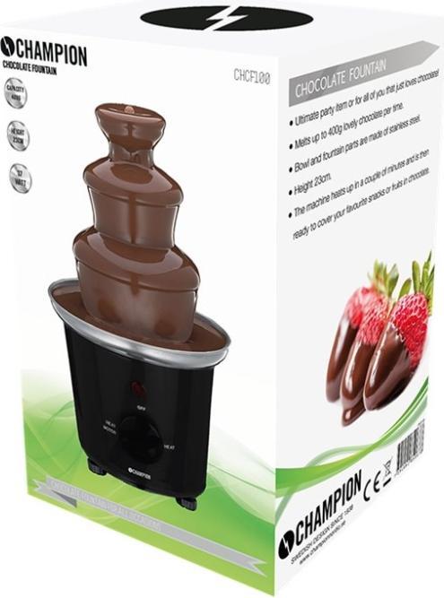 Produktbild Champion Schokobrunnen 200g CF100 Schwarz