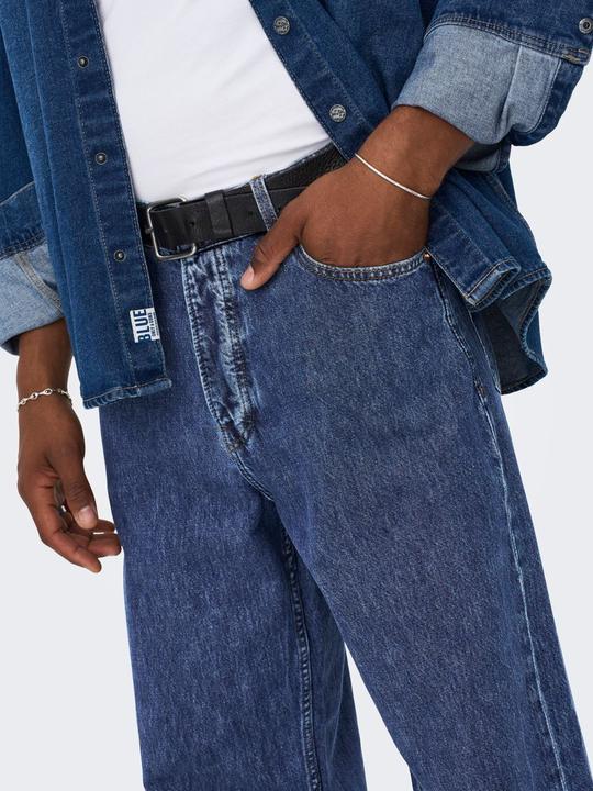 Image du produit Only & Sons ONSFive Jeans loose fit bleu moyen