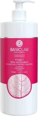 Produktbild BasicLab BASICLAB Micellis kojący płyn micelarny do skóry naczynkowej i wrażliwej 2% Betainy, Naryngenina (Reinigungslotion, 500 ml)