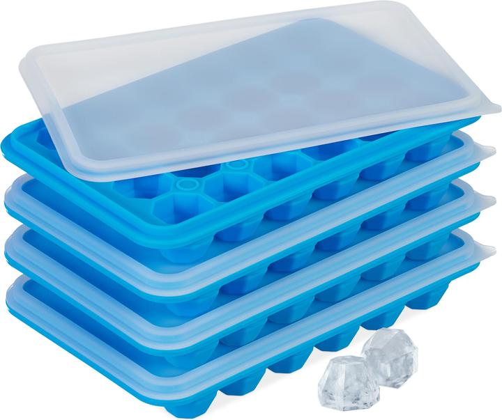 Relaxdays 4x stampo per cubetti di ghiaccio