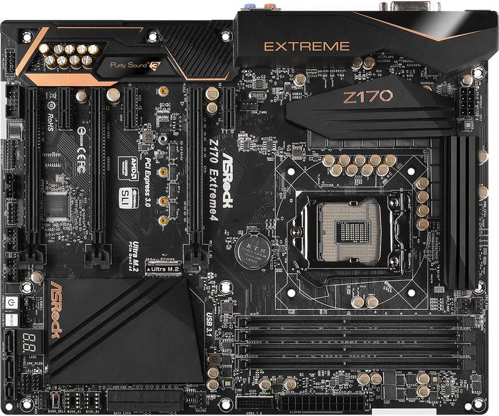 Produktbild AsRock Z170 Extreme4 (LGA 1151, Intel Z170, ATX)
